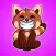 Brown Panda from Forest Stickers
