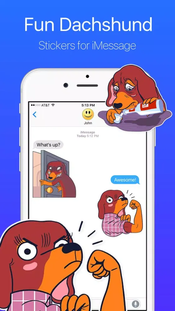 Screenshot di Funny Dachshund Stickers