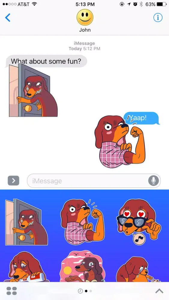 Screenshot di Funny Dachshund Stickers