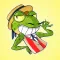 Frog in the Hat Stickers