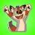 Brown Malamute Stickers