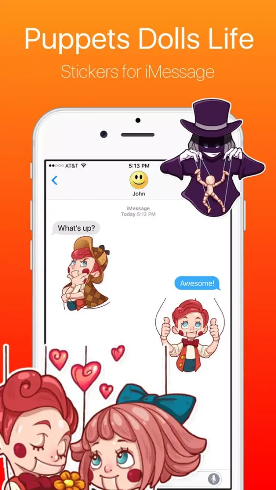 Puppets Dolls Life Stickers應用截圖