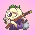 Ninja Onion Stickers
