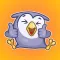 Little Funny Owlet Stickers