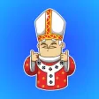 The Pope from Rome Stickers