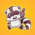 Raccoon Wants to Have Fun Stickers
