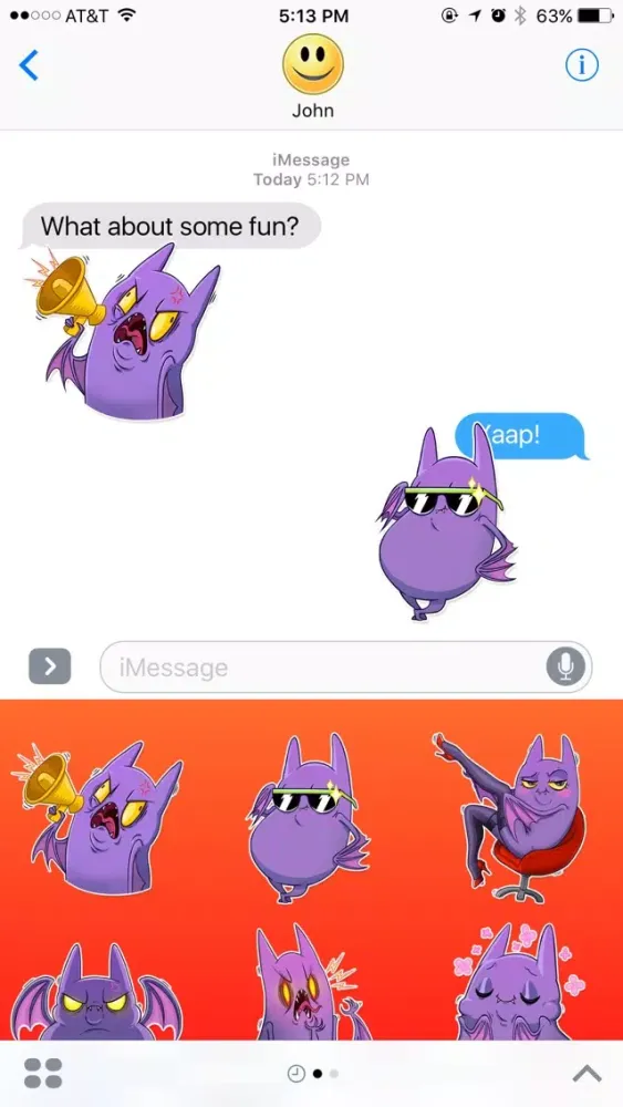 Rules of Bat Girl Stickers 스크린샷