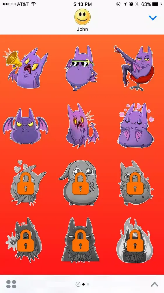 Rules of Bat Girl Stickers 스크린샷