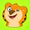 Little Cute Tiger Stickers