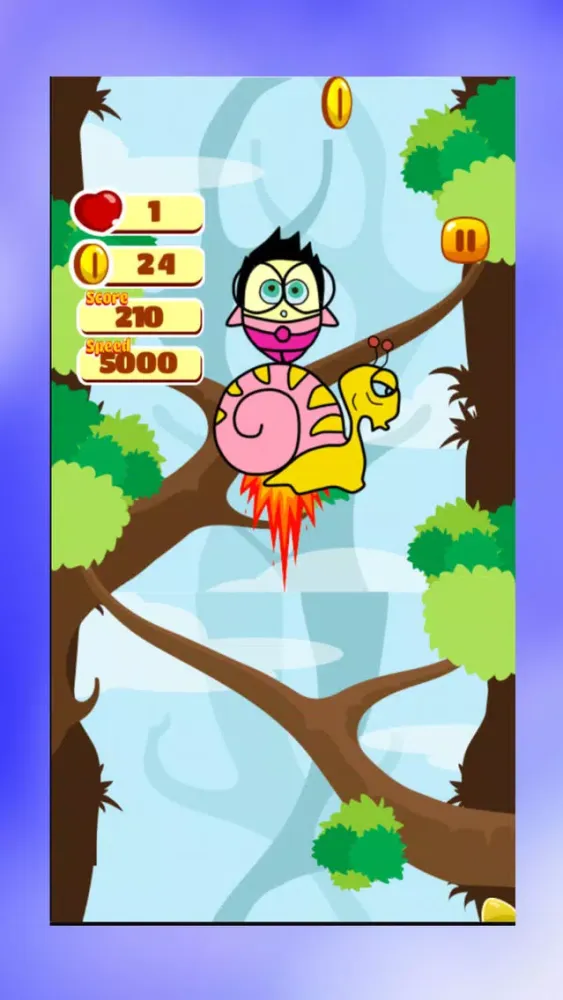 Tangkapan layar Super Snail Jump : Tap Monster Jumpling For High Top Scores Funny Free Games