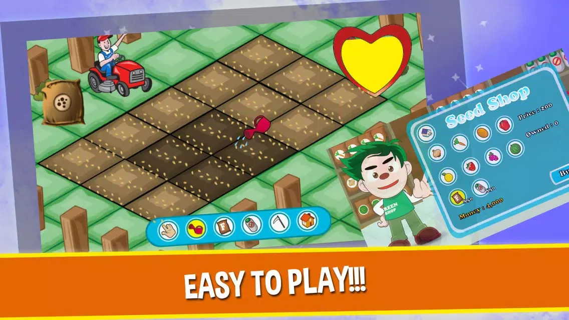 The Farm Tractor : Free Play Farmer simulator Animals Games Ekran Görüntüleri
