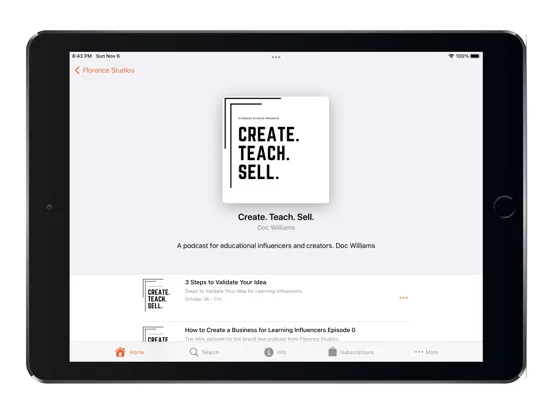 Florence Studios iPad  Ekran Görüntüleri