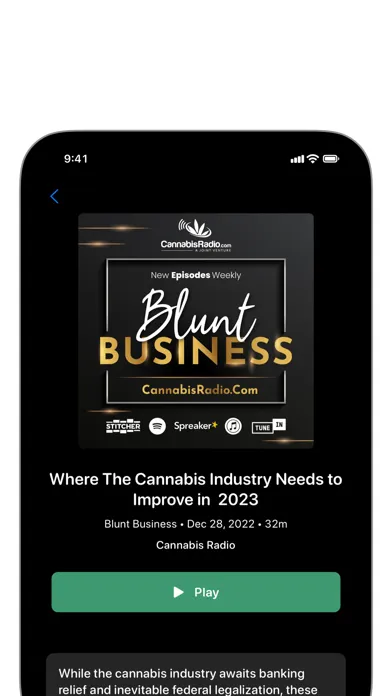 Cannabis Radio Podcast Network スクリーンショット
