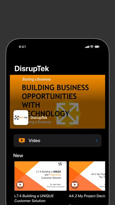 Zrzuty ekranu DisrupTek