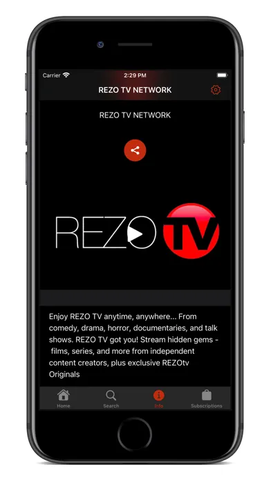 Zrzuty ekranu REZO TV NETWORK
