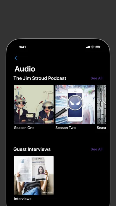 Ảnh chụp màn hình của The Jim Stroud App