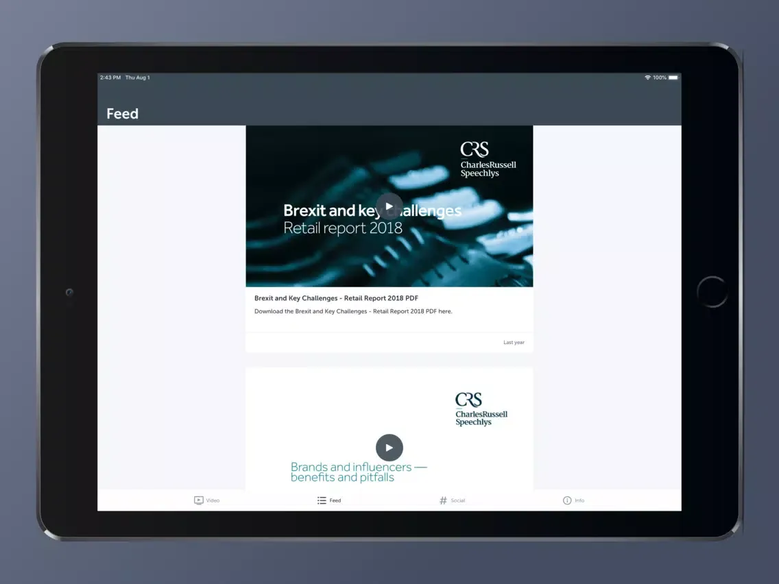 CreativeTrade iPad  Screenshots