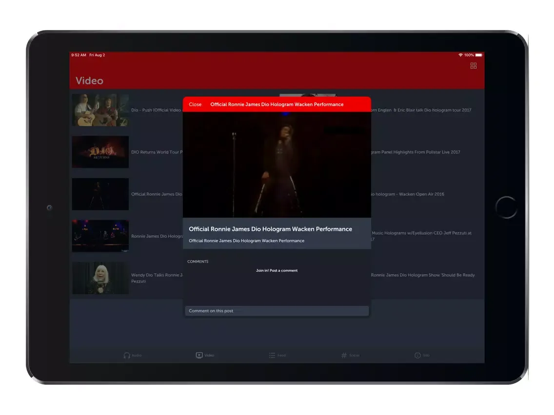 Dio app iPad 应用截图