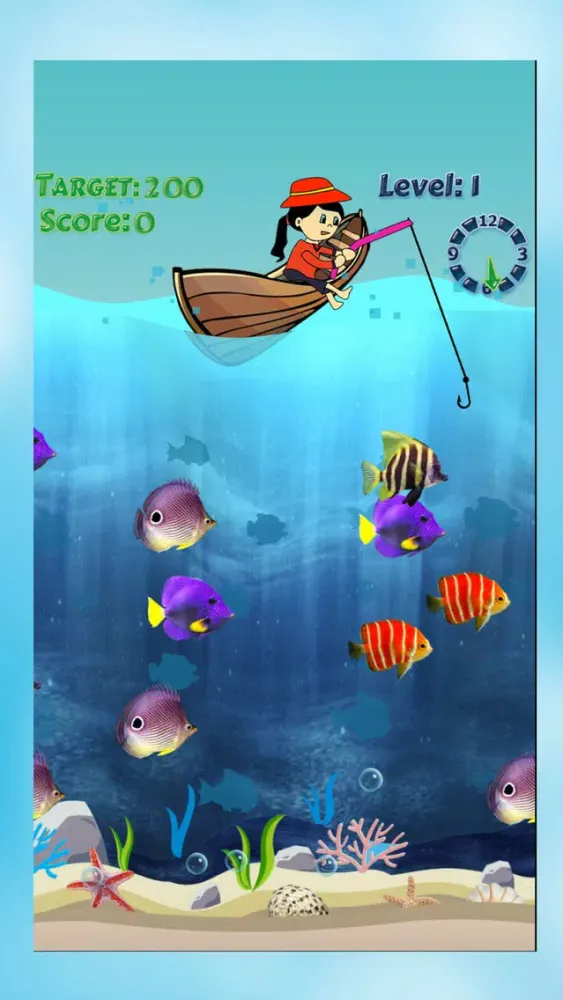 Girl Fishing Games : For Kids Play Catch And Hunting Big Fish Game Screenshots