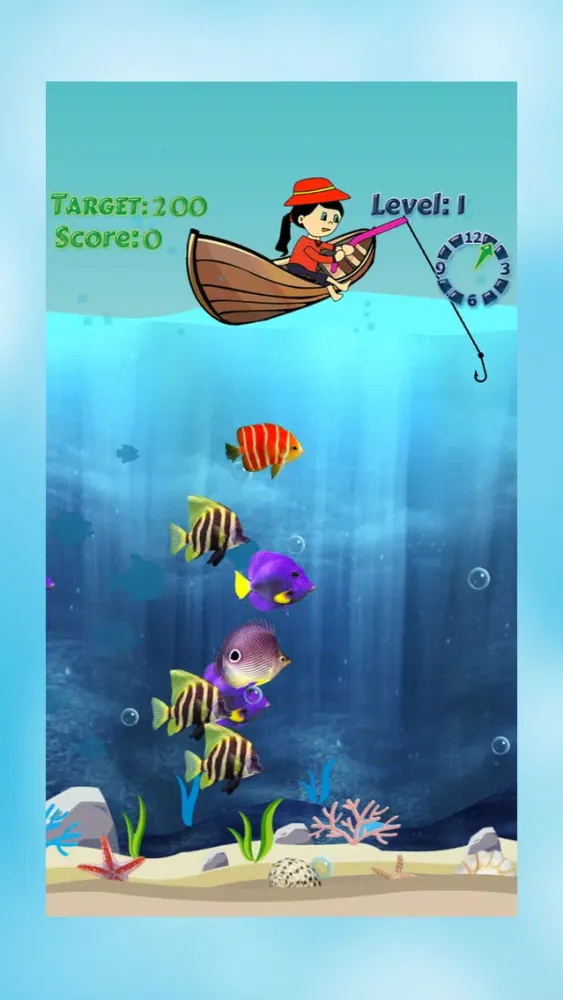 Girl Fishing Games : For Kids Play Catch And Hunting Big Fish Game Screenshots
