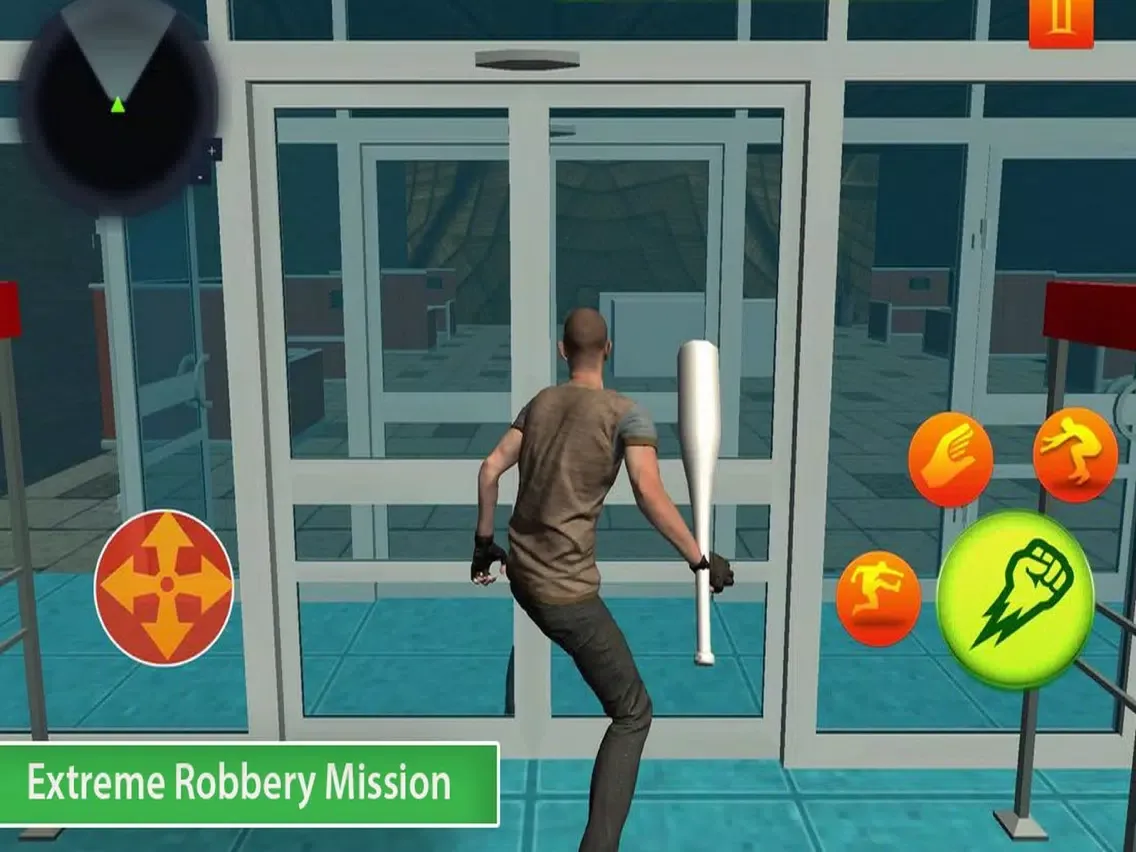 Tangkapan layar Robbery Crime Supermarket City iPad 