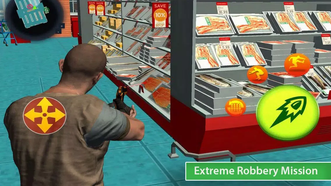 Tangkapan layar Robbery Crime Supermarket City