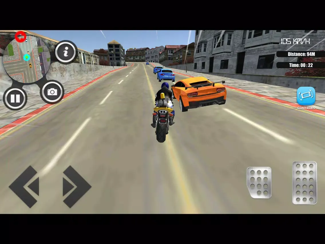 Zrzuty ekranu Super Bike Chase: Outlaws Run iPad 