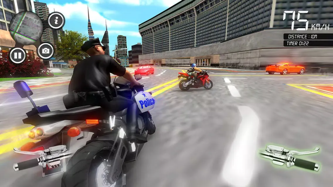 Zrzuty ekranu Super Bike Chase: Outlaws Run