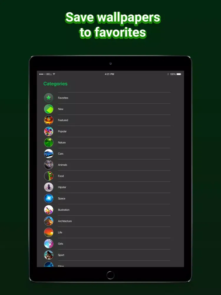 Captures d'écran de Cool Lock Screen & HD Themes iPad 