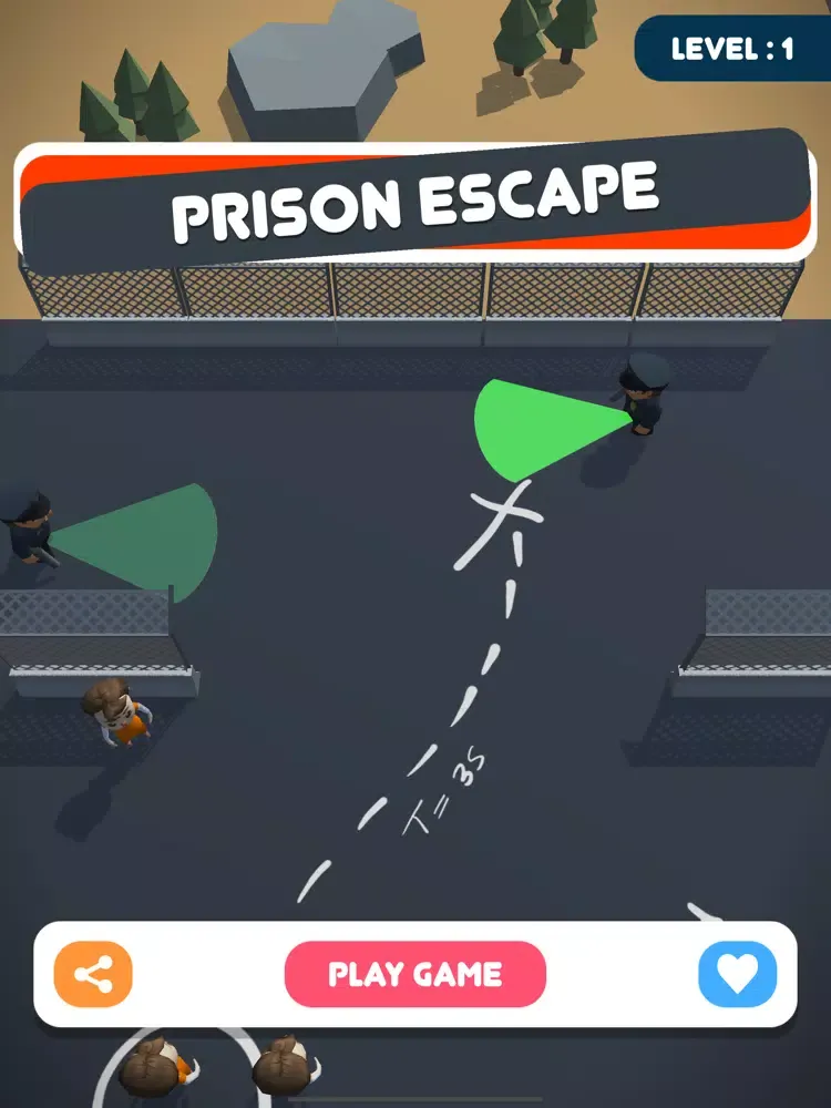ภาพหน้าจอของ Master Escape 3D - Mr. Thief iPad 