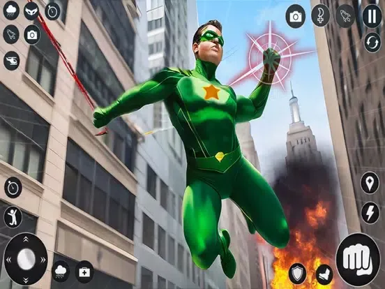 Capturas de tela do Super Hero Gangster City Shoot iPad 