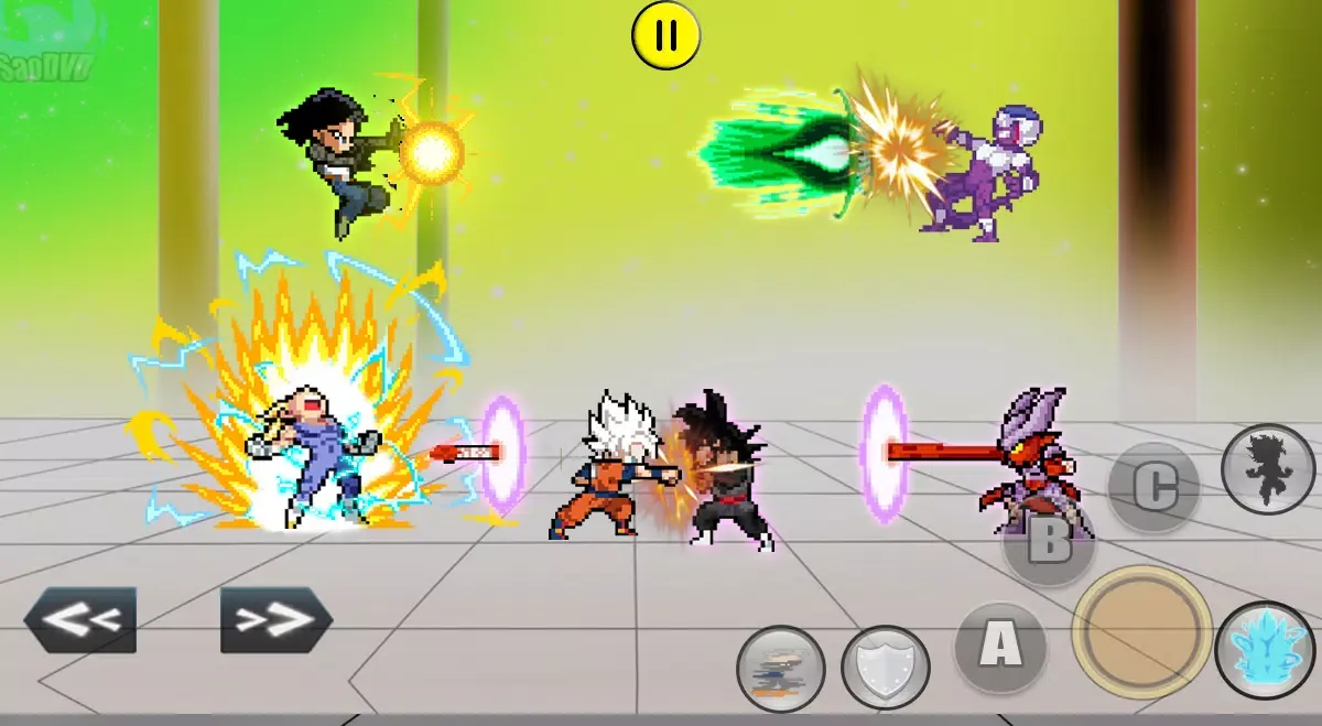 Capturas de pantalla de DBZ Super Fighters battle