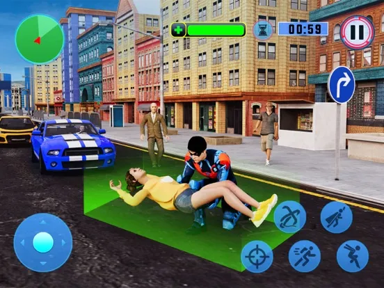 صور Super Rope Hero-City Rescue 3D iPad 
