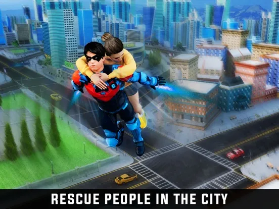 صور Super Rope Hero-City Rescue 3D iPad 