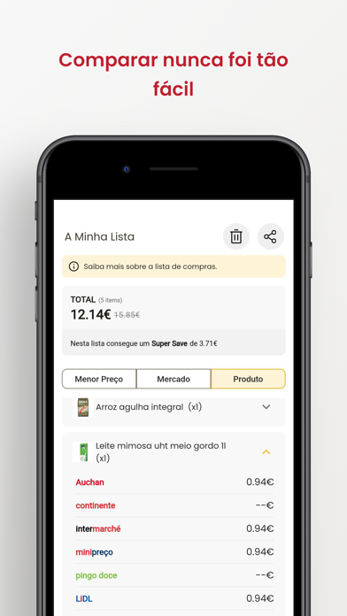 Tangkapan skrin Super Save Preços