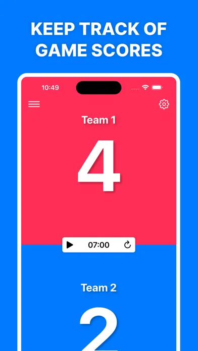 Zrzuty ekranu Scoreboard - Point Tracker