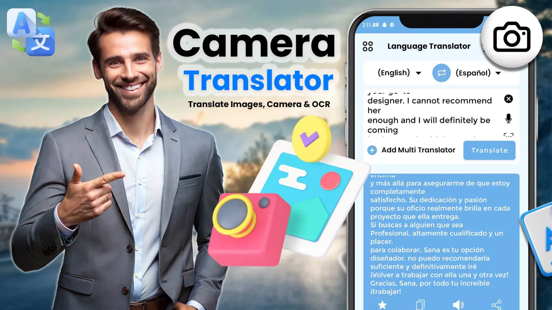 Smart Translate Camera Scanner Screenshots