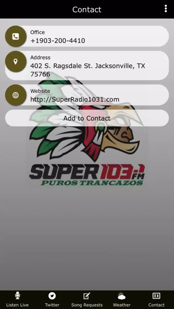 Capturas de tela do Super 103.1