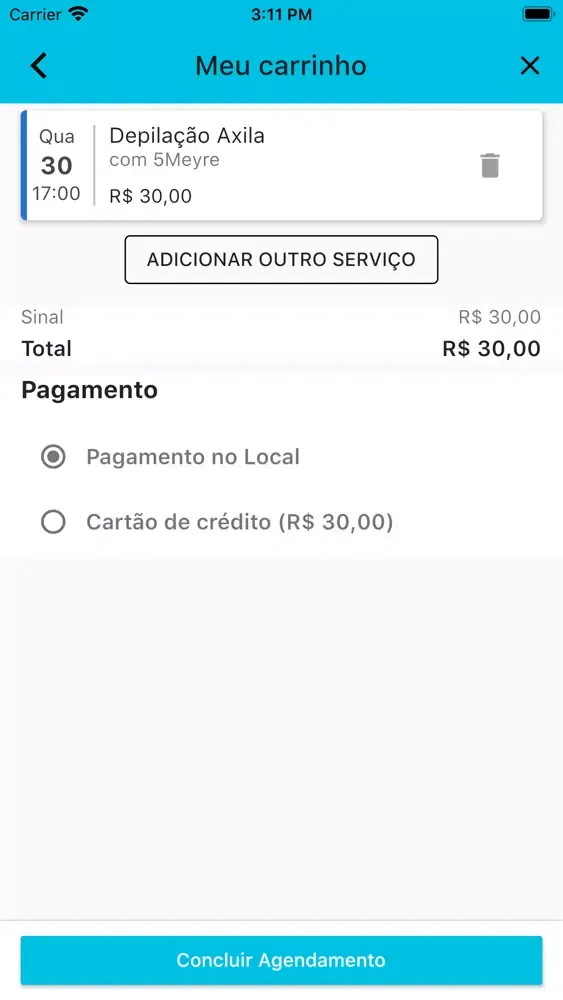 Capturas de tela do Clube da Beleza