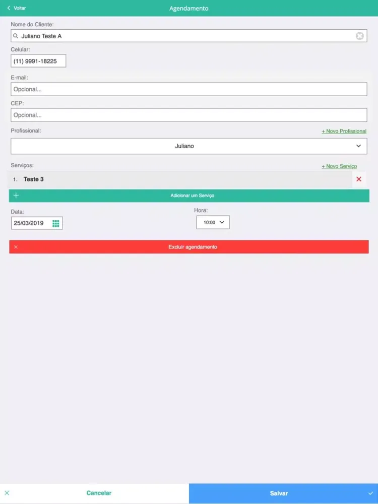 Скриншоты Gestor SuperAgendador iPad 