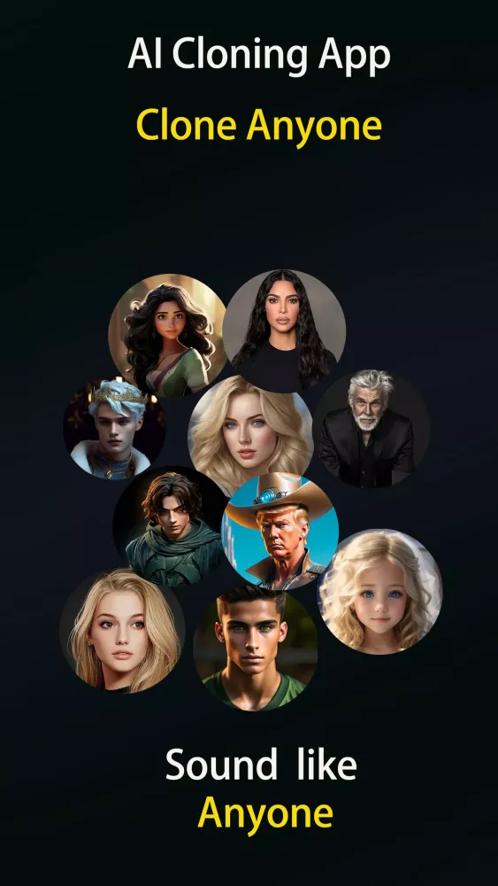 ภาพหน้าจอของ VoiceEchoAI:Real Voice Cloning