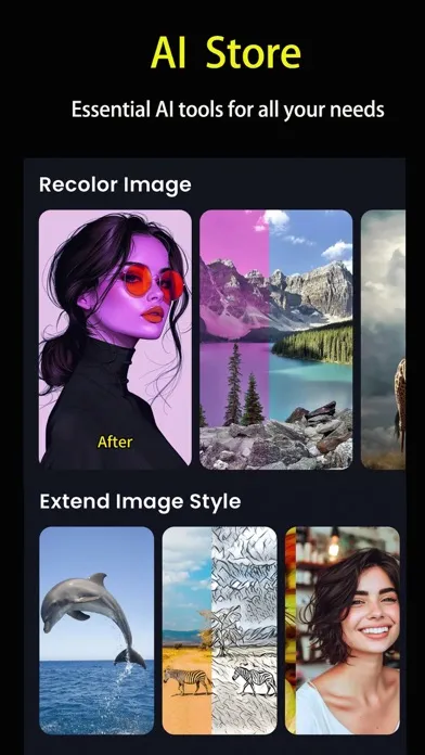Capturas de pantalla de ToonFace: AI cartoon character