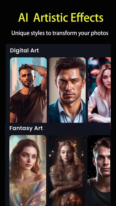 Capturas de pantalla de ToonFace: AI cartoon character