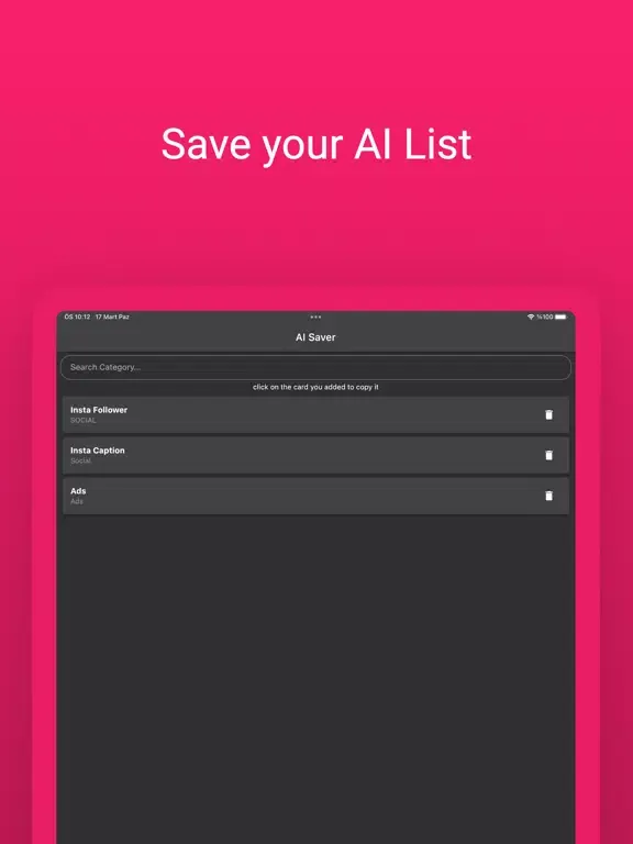 Zrzuty ekranu Sora AI Saver : Prompt iPad 