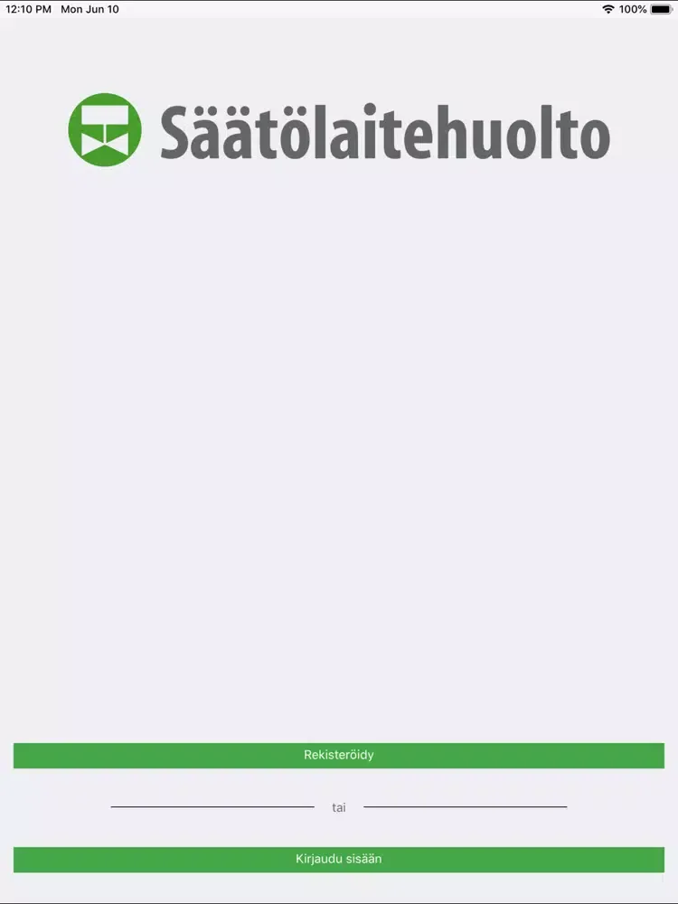 Скриншоты Säätölaitehuolto iPad 