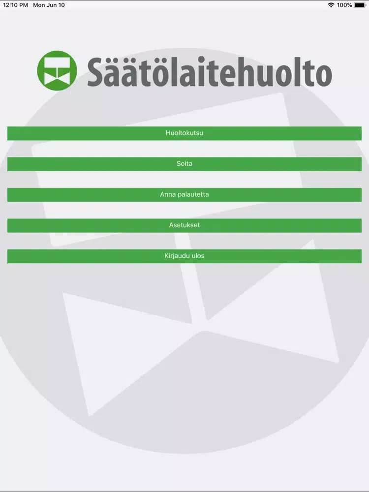 Скриншоты Säätölaitehuolto iPad 