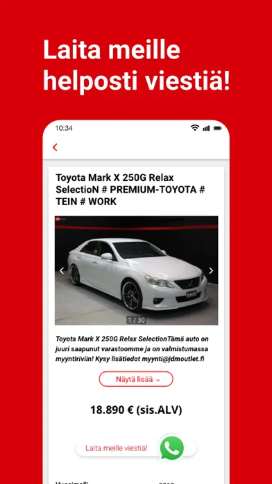 Tangkapan skrin JDM Outlet