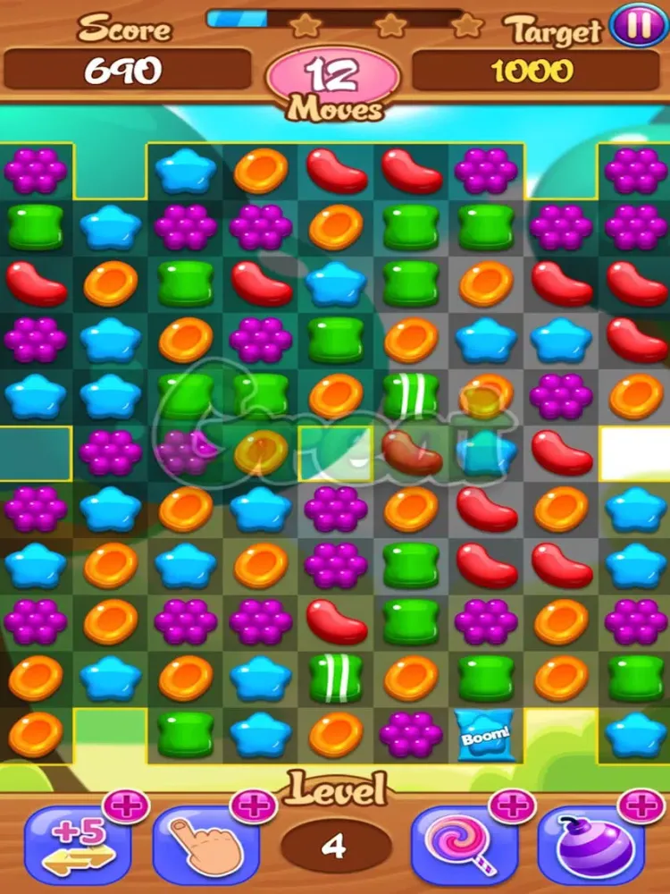 Screenshot di JellyGarden Crush HD iPad 