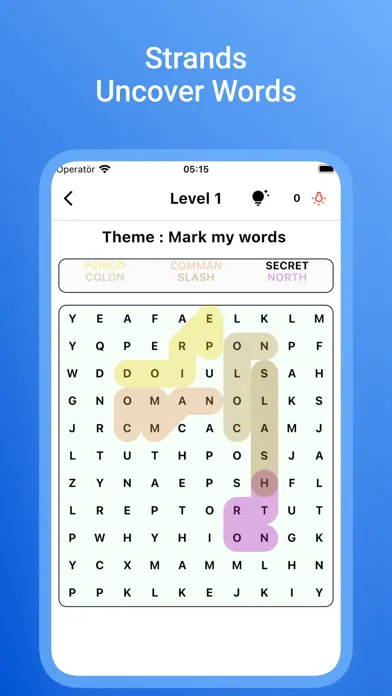 Strands : Uncover Words Screenshots