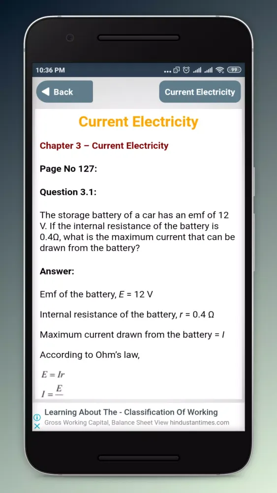Скриншоты ncert solutions - class 12 phy